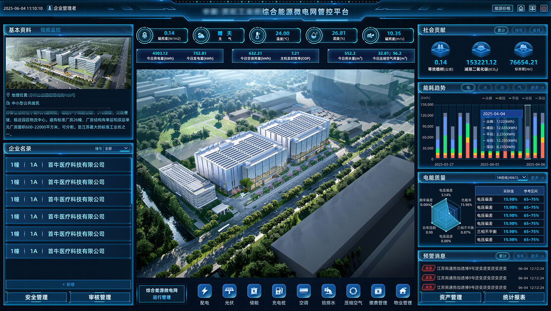 综合能源微电网管控平台